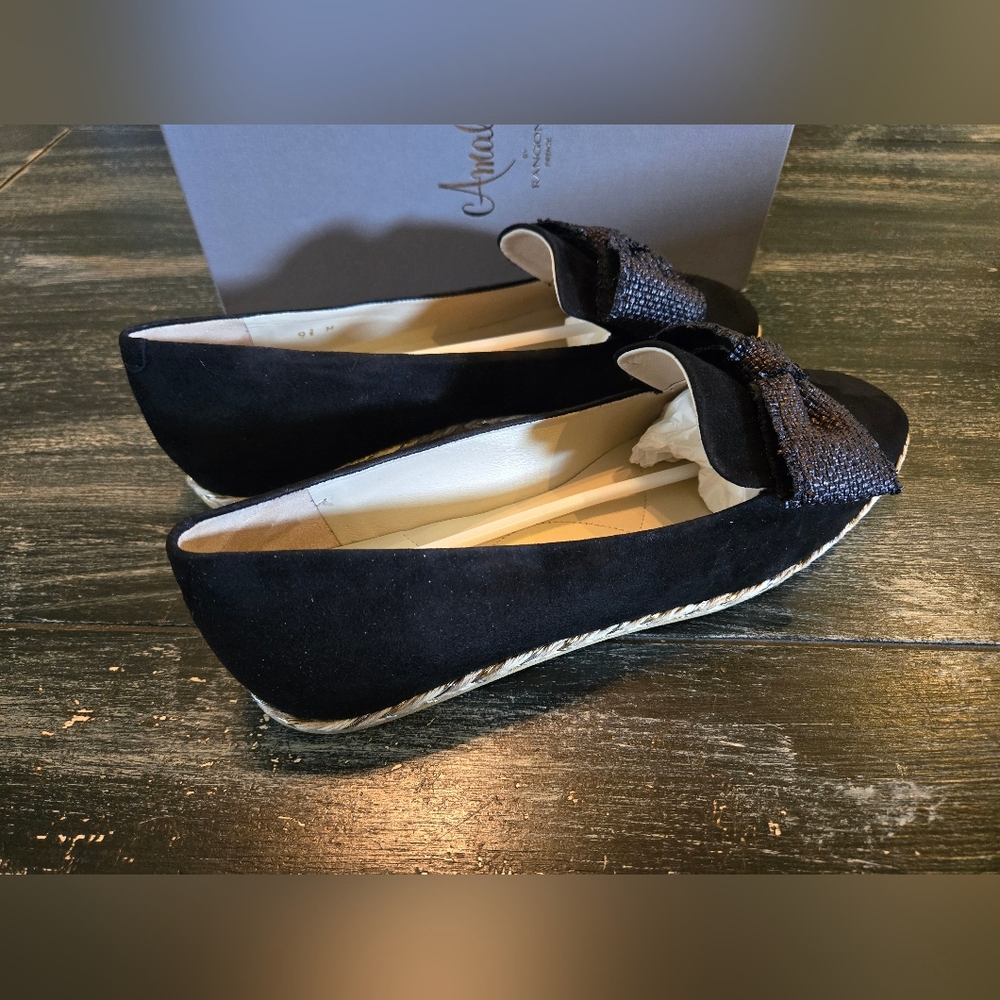 Amalfi By Rangoni "Girella" Style Camoscio Women's Flats - Picture 2 of 6